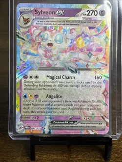 Pokemon Sv Prismatic Evolutions Sylveon Ex Holo Double Star Rare 41/131 - Image 2