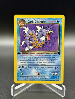 Pokemon TCG Dark Gyarados Team Rocket 25/82 Rare 1st Edition Near Mint WOTC - Image 1