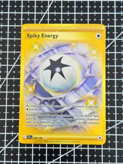 Pokemon TCG Spiky Energy #190/159 Journey Together Hyper Rare - Image 1