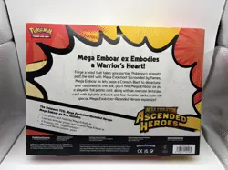 Pokemon TCG Ascended Heroes Mega Emboar Ex Collection Box Brand New Sealed - Image 2