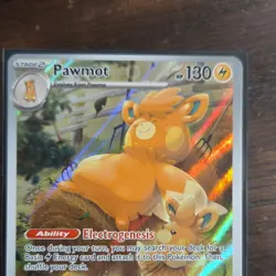 Pokemon Pawmot 209/198 SV01 Scarlet & Violet Illustration Rare Holo 130 HP - Image 1