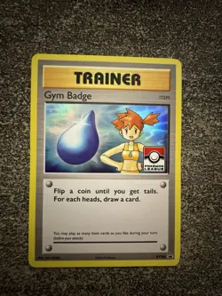 GYM BADGE MISTY / ONDINE - POKEMON XY204 PROMO EVOLUTIONS ENGLISH - Image 1