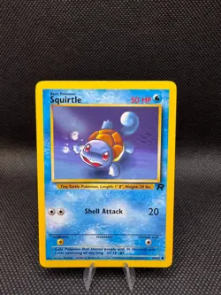 Pokemon Squirtle 68/82 Team Rocket Unlimited MP - Image 1