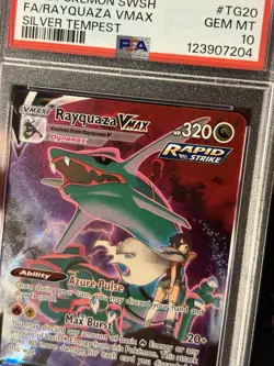 Pokemon Cards Rayquaza VMAX TG20/TG30 Silver Tempest - PSA 10 GEM MINT - Image 2