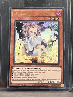 Ash Blossom & Joyous Spring RA04-EN025 Ultra Rare Yugioh NM - Image 1
