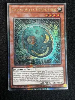 Chronomaly Nebra Disk - RA04-EN213 - Quarter Century Secret Rare - Yugioh - Image 1