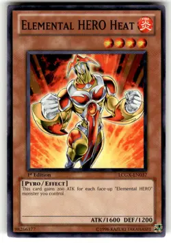 Elemental HERO Heat LCGX-EN037 Legendary Collection 2 Yu-Gi-Oh NM - Image 1