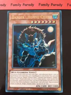 Danger ! Homme-Chien ! MP19-FR218 Carte Yu-Gi-Oh! Ultra Rare Francais - Image 1