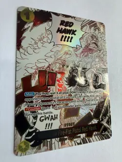 Gum-Gum Fire-Fist Pistol Red Hawk (Alt Art) OP11-114 English - One Piece - NM - Image 1