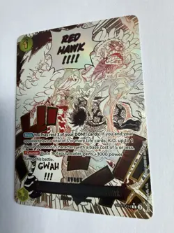 Gum-Gum Fire-Fist Pistol Red Hawk (Alt Art) OP11-114 English - One Piece - NM - Image 3