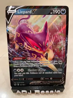 Liepard V - 104/198 - Pokemon Chilling Reign Sword & Shield Ultra Rare Card NM - Image 1
