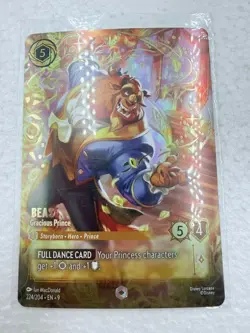 Disney Lorcana Fabled Beast Gracious Prince Enchanted 224/204 - Image 3