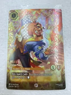 Disney Lorcana Fabled Beast Gracious Prince Enchanted 224/204 - Image 5