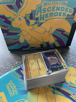 Pokemon TCG Mega Evolution Ascended Heroes 135 Card Bulk Lot w/ Holos NM - Image 1