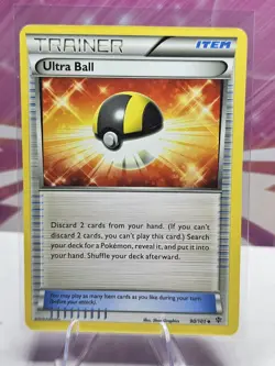 Ultra Ball 90/101 Plasma Blast 2013 Pokemon Card - Image 1