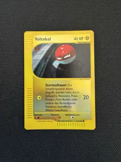 Pokemon Karte Voltobal Reverse Holo 115/147 Aquapolis Deutsch Good - Image 1