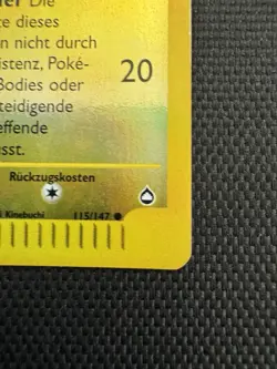 Pokemon Karte Voltobal Reverse Holo 115/147 Aquapolis Deutsch Good - Image 3