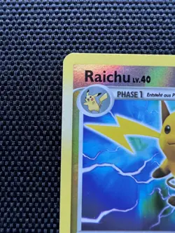 Pokemon Karte - Raichu Reverse Holo - 15/123 - Geheimnisvolle Schatze - Good - Image 5