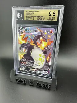 Pokemon TCG Charizard VMAX Shining Fates Holo Card SV107/SV122 BGS 9.5 - Image 1