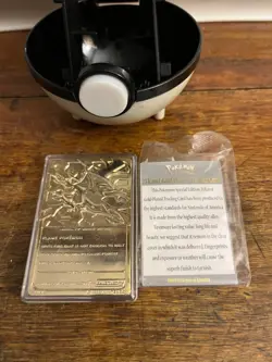 Pokemon Toys - Burger King Gold-Plated Card -CHARIZARD #006 (Pokeball No Box) - Image 5