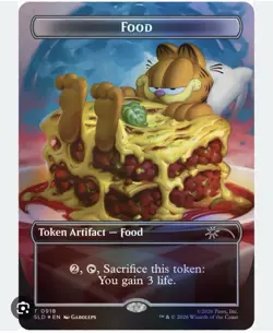 Garfield Token Lasagna Cats Are The Best Super Drop MTG Magic The Gathering Card - Image 1