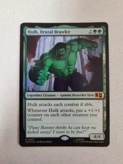Hulk, Brutal Brawler Commander: Marvel Super Heroes Foil - Image 1