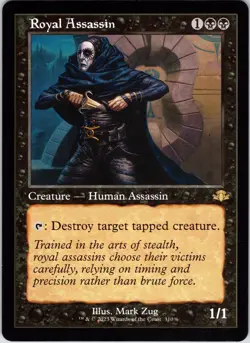 Royal Assassin (Retro Frame) 310 Dominaria Remastered Magic: The Gathering NM - Image 1