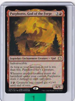 Purphoros God of the Forge (Judge) FOIL* Promo MTG Magic - Image 1