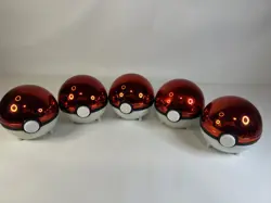 1999 Pokemon Burger King 23K Gold Cards Lot of 5 w/Pokeballs and Sealed COA - Image 2