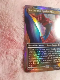 MTG Sensational Spider-Man (Borderless Foil) Marvel's Spider-Man Magic TCG Card - Image 2