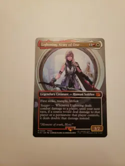 Lightning, Army of One (Borderless) (0320) Final Fantasy Regular - Image 1