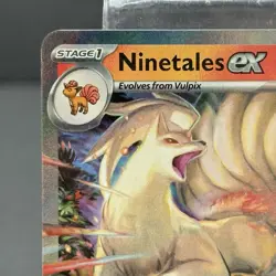 Pokemon Ninetales ex Card #038/165 MEW 151 English NM - Image 2