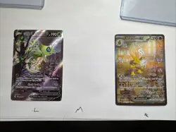 Celebi V 245/264 | Alakazam EX 201/165 POKEMON Card LOT - Image 1