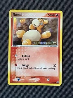 Pokemon TCG Numel Ex Emerald Reverse Holo Stamped 57 106 - Image 1
