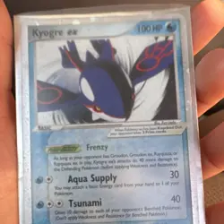 Pokemon TCG Kyogre ex EX Promo Holo #037 100 HP English Nintendo Tins - Image 1
