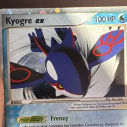 Pokemon TCG Kyogre ex EX Promo Holo #037 100 HP English Nintendo Tins - Image 5