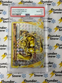 Machamp Break #60 XY Evolutions 2016 Pokemon XY PSA 10 - Image 1