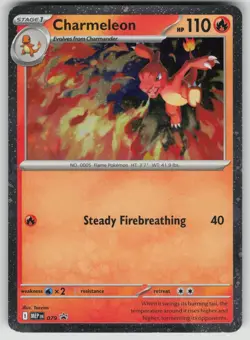 CHARMELEON (COSMOS HOLO) 079 - POKEMON ME: MEGA EVOLUTION PROMO - HOLO - NM - Image 1