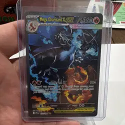 Pokemon Mega Charizard X Ex EX Mega Holo Special Illustration Rare EN 125/094 - Image 1