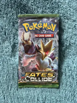 XY Fates Collide Sealed Booster Pack - Alakazam Art (2016) - Pokemon TCG - Image 1