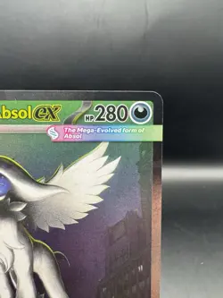 Mega Absol ex 180/132 Me01: Mega Evolution Holo NM Pokemon - Image 3