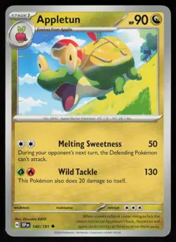 Appletun 140/191 Uncommon Surging Sparks Pokemon Near Mint - Image 1