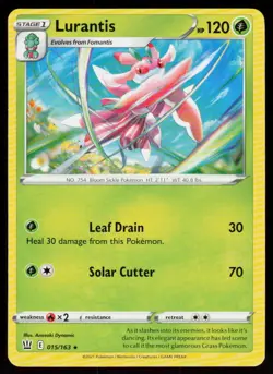Lurantis 015/163 Rare Battle Styles Pokemon Near Mint - Image 1