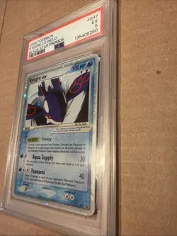Pokemon 2006 Black Star Promos #037 Kyogre EX-Holo PSA 5 EX - Image 2