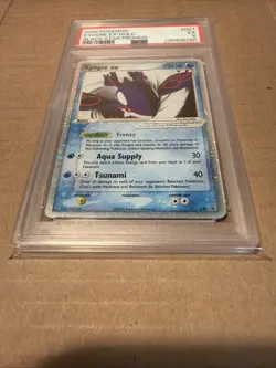 Pokemon 2006 Black Star Promos #037 Kyogre EX-Holo PSA 5 EX - Image 4