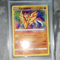 Zamazenta Pokemon TCG Vivid Voltage 102/185 PSA 9 Amazing Rare Holo - Image 3