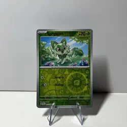 Sprigatito - 013/198 - Pokemon Scarlet & Violet Reverse Holo Rare Card - Image 1