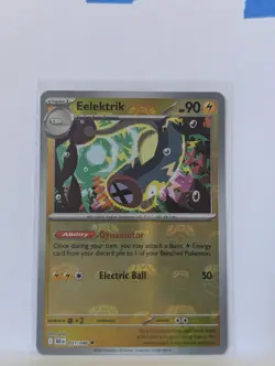 NM - Eelektrik - 031/086 - Master Ball - Black Bolt - Pokemon Card TCG - Image 1