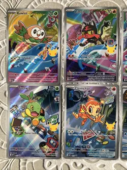 Pokemon TCG First Partner Illustration Collection Series 1 Gen 4 And Gen 7 Set - Image 2