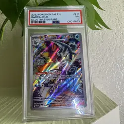 Pokemon Card 2023 Baxcalibur #210 Paldea Evolved PSA 7 Illustration Rare - Image 1